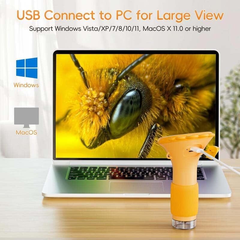 DiscoverScope™️ - Kids Digital Microscope Camera