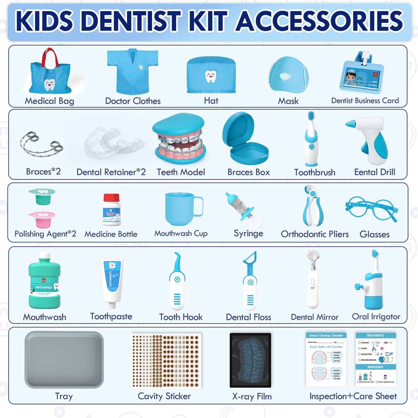 LittleSmiles⢠- Kids Dentist Play Set
