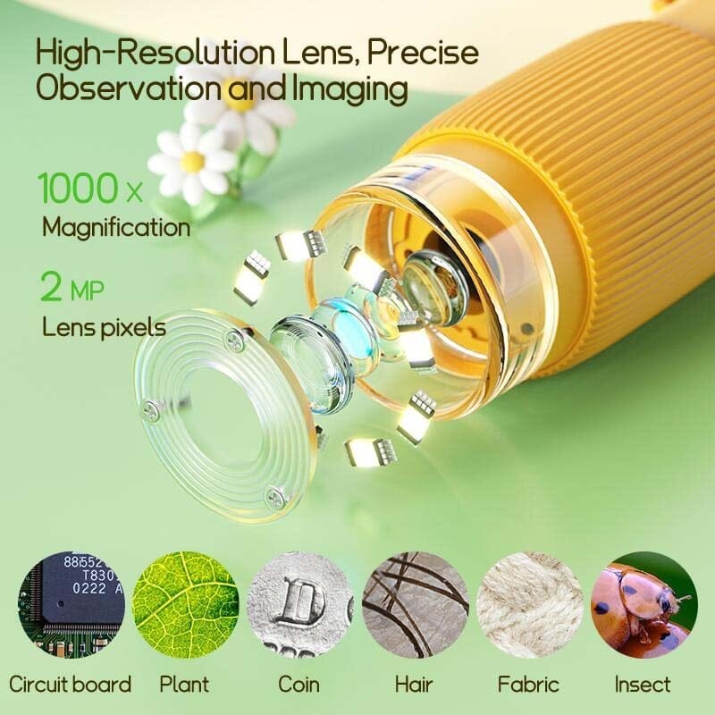 DiscoverScope™️ - Kids Digital Microscope Camera