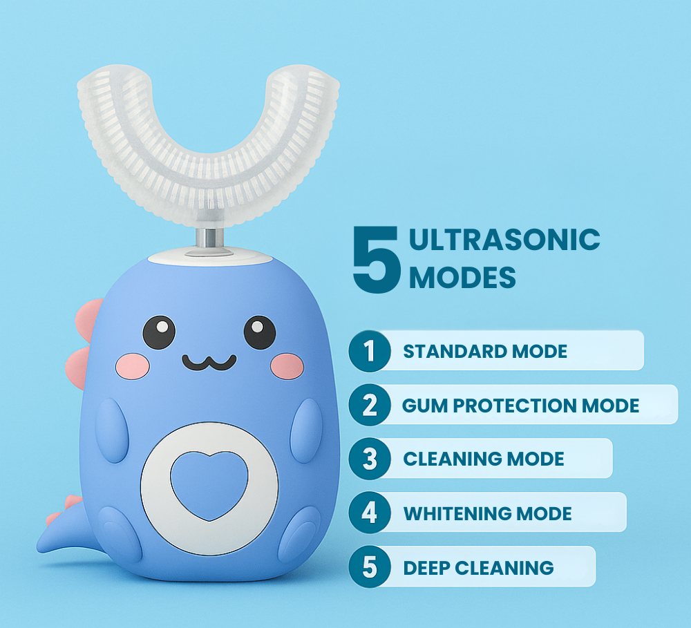 DinoSmile™ - 360º Ultrasonic Toothbrush