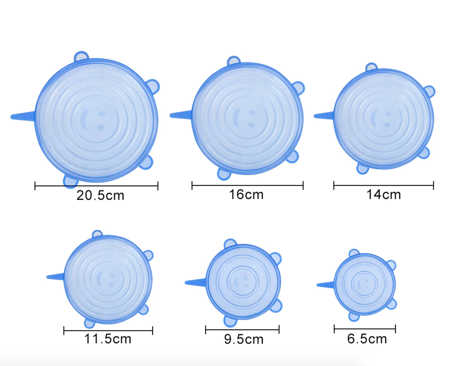 Reusable Silicon Lids