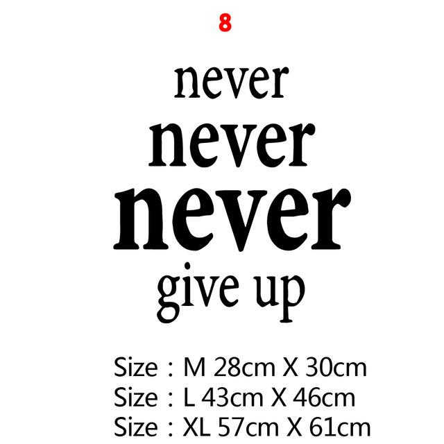 Motivational Quote Decal