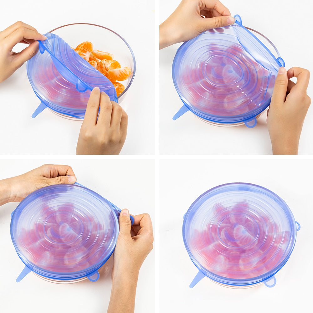 Reusable Silicon Lids