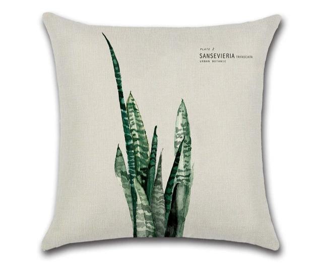 Handmade Leaf Cushion Cover