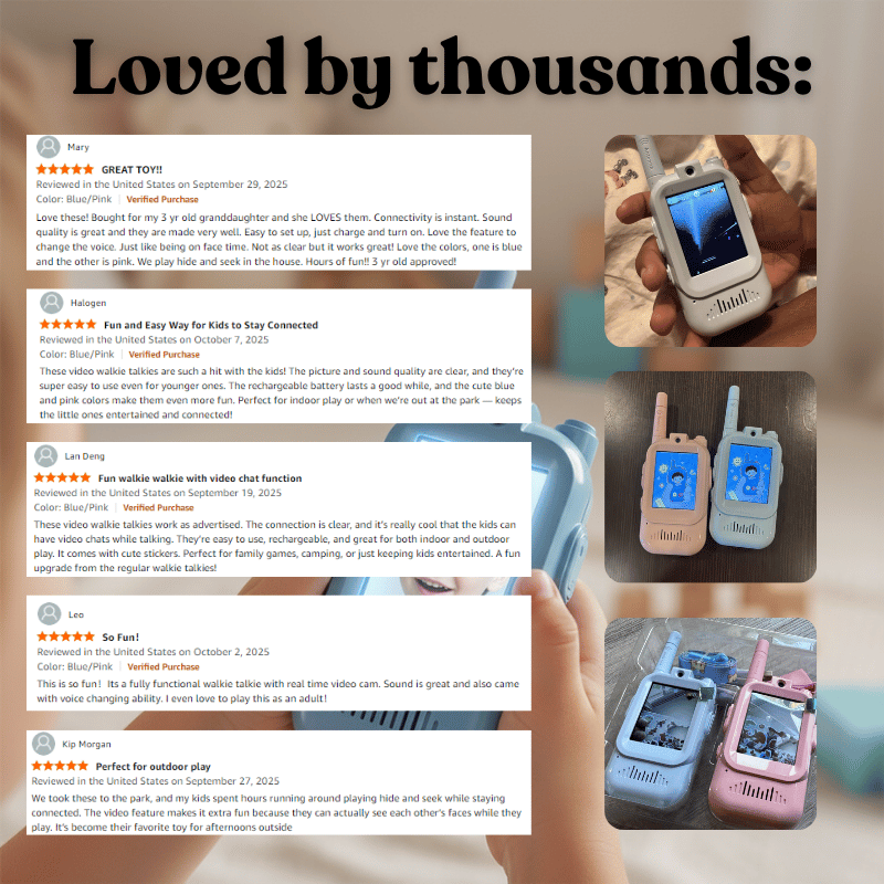 TalkieTots™ - Video Walkie Talkie