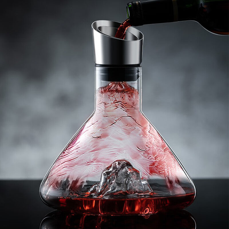 Glacier Crystal Filtering Decanter