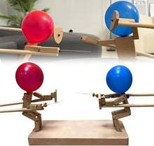 Load image into Gallery viewer, BalloonBrawlers™️ – Handmade Wooden Fighter Puppets
