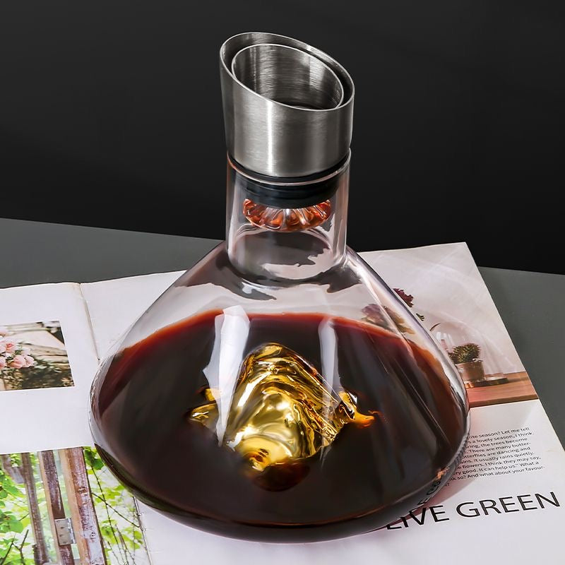 Glacier Crystal Filtering Decanter
