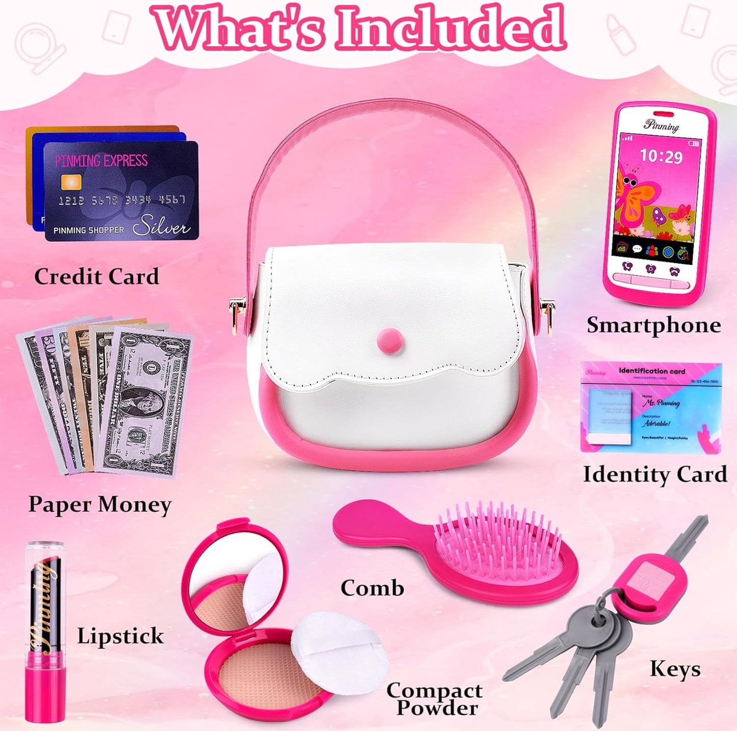 MiniMiss™️ - Pretend Play Purse + Accessories Set