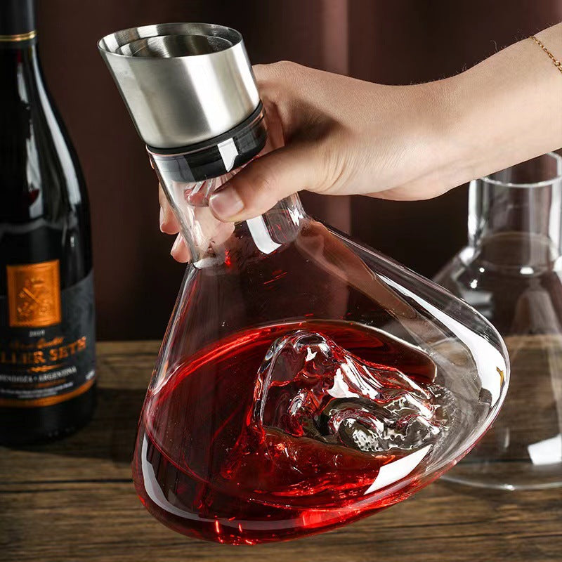 Glacier Crystal Filtering Decanter