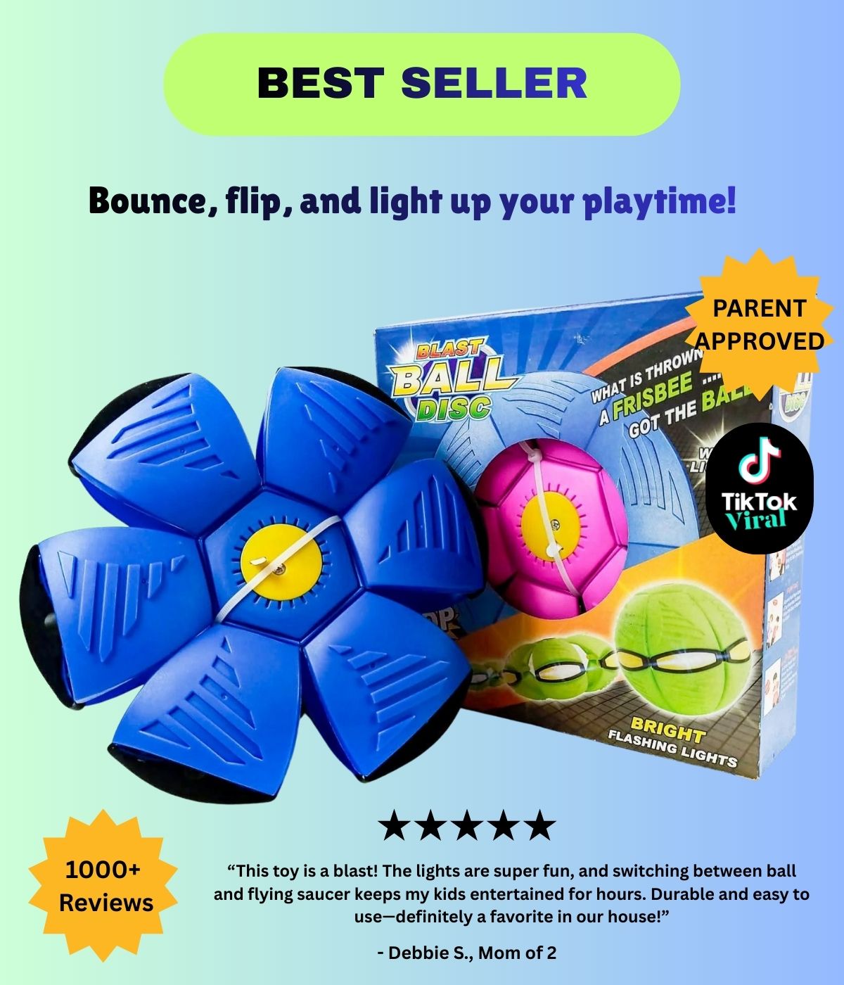 PopFlipz™️ - The 2-in-1 ball