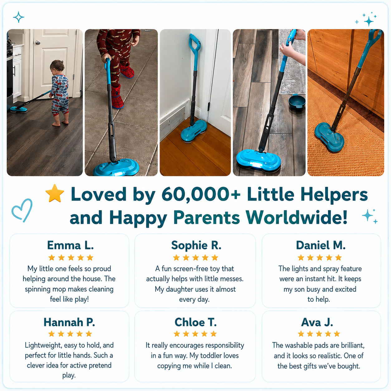 MopStar™ - The Kids Spin Mop That Actually Cleans