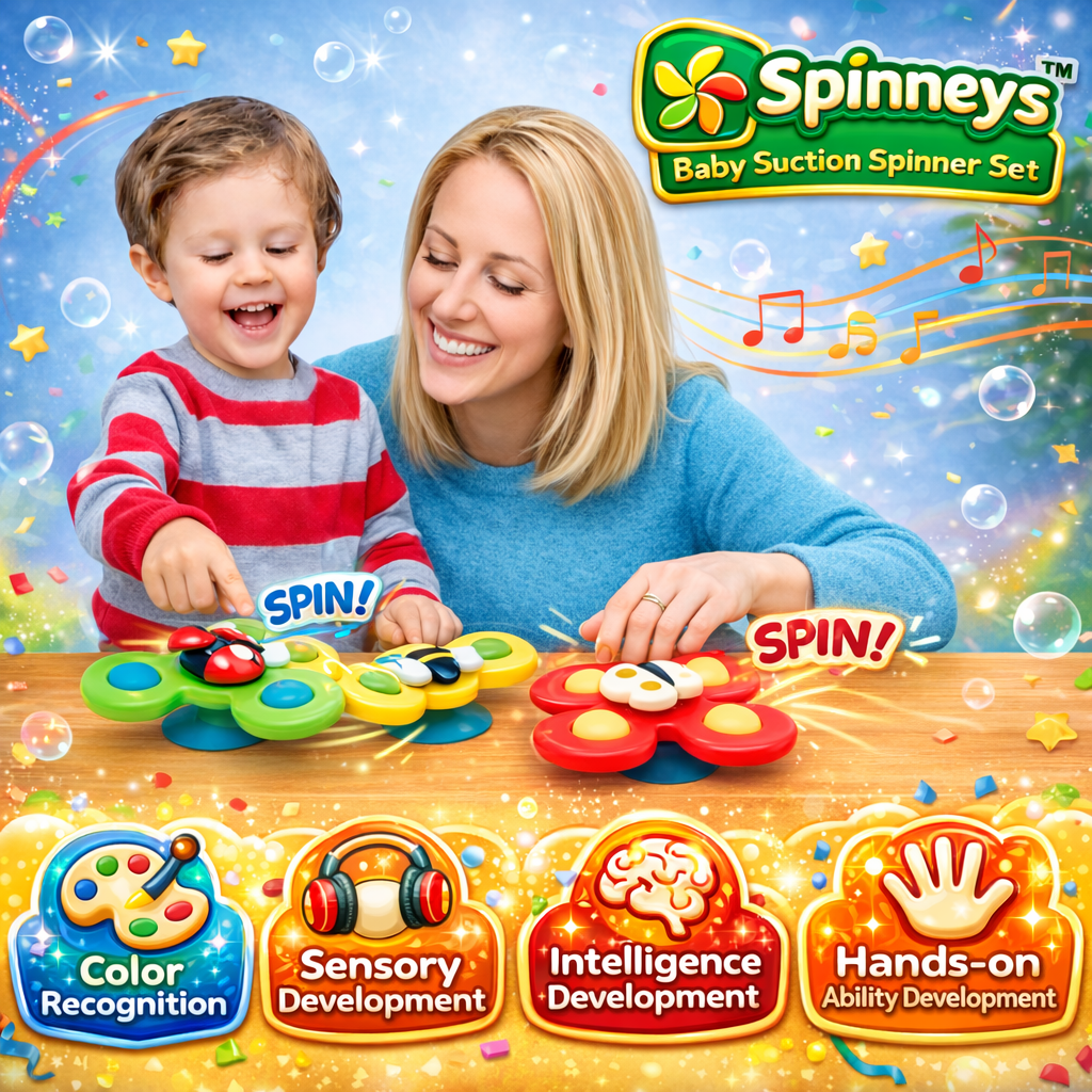 Spinneys™️ - Baby Suction Spinner Set