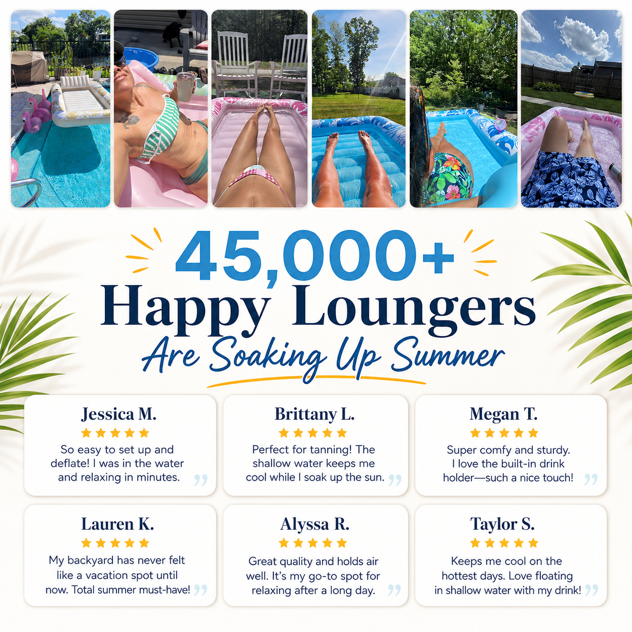 SunSoak™ - The Inflatable Tanning Pool