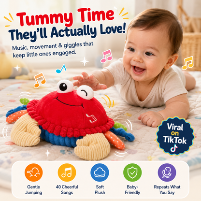 CrawlyCrab™ — Tummy Time Just Got Fun