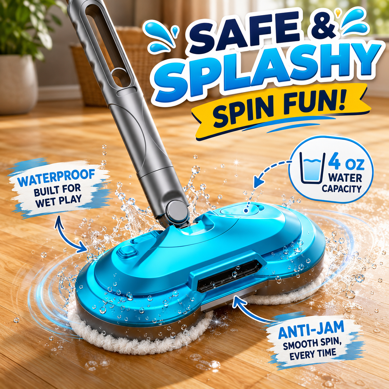 MopStar™ - The Kids Spin Mop That Actually Cleans