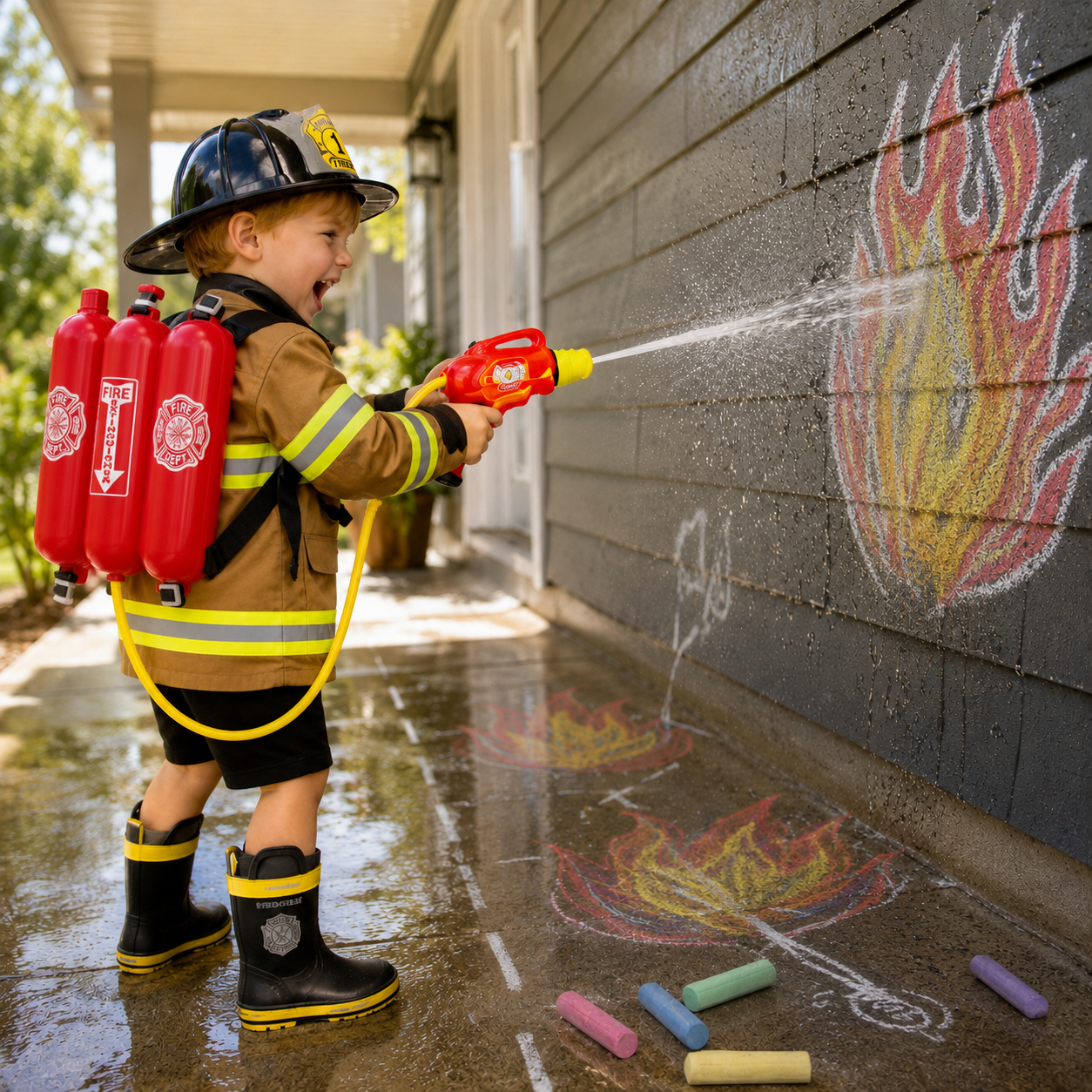 FireFighter Jr™ - Kids Water Backpack