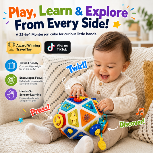 SenseSphere™ - 22 in 1 Montessori Cube