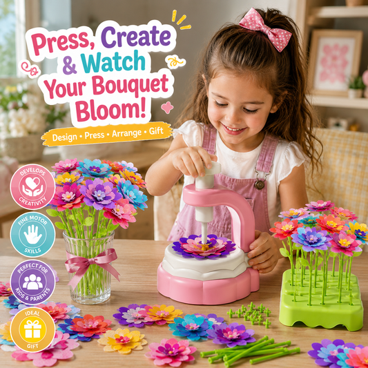 PetalPop™ - Kids Fabric Flower Craft Kit
