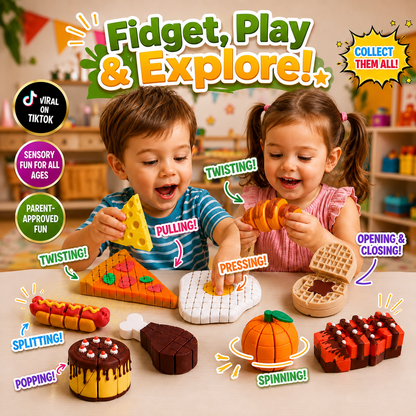 FidgetFood™ - Kids Montessori Come to Life Play Set