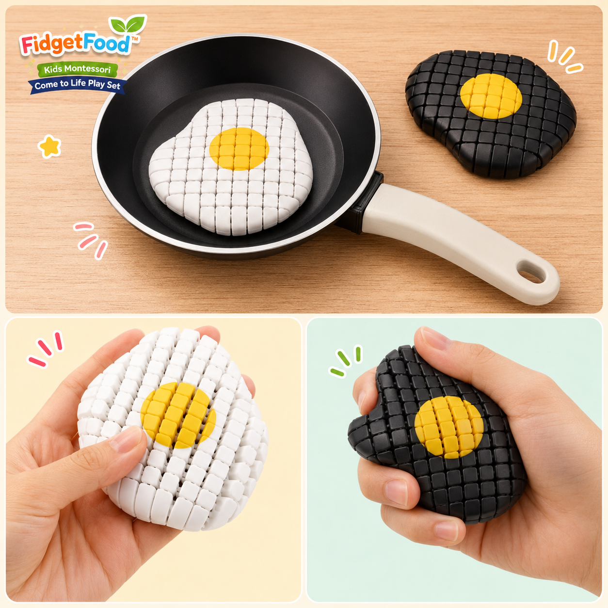 FidgetFood™ - Kids Montessori Come to Life Play Set