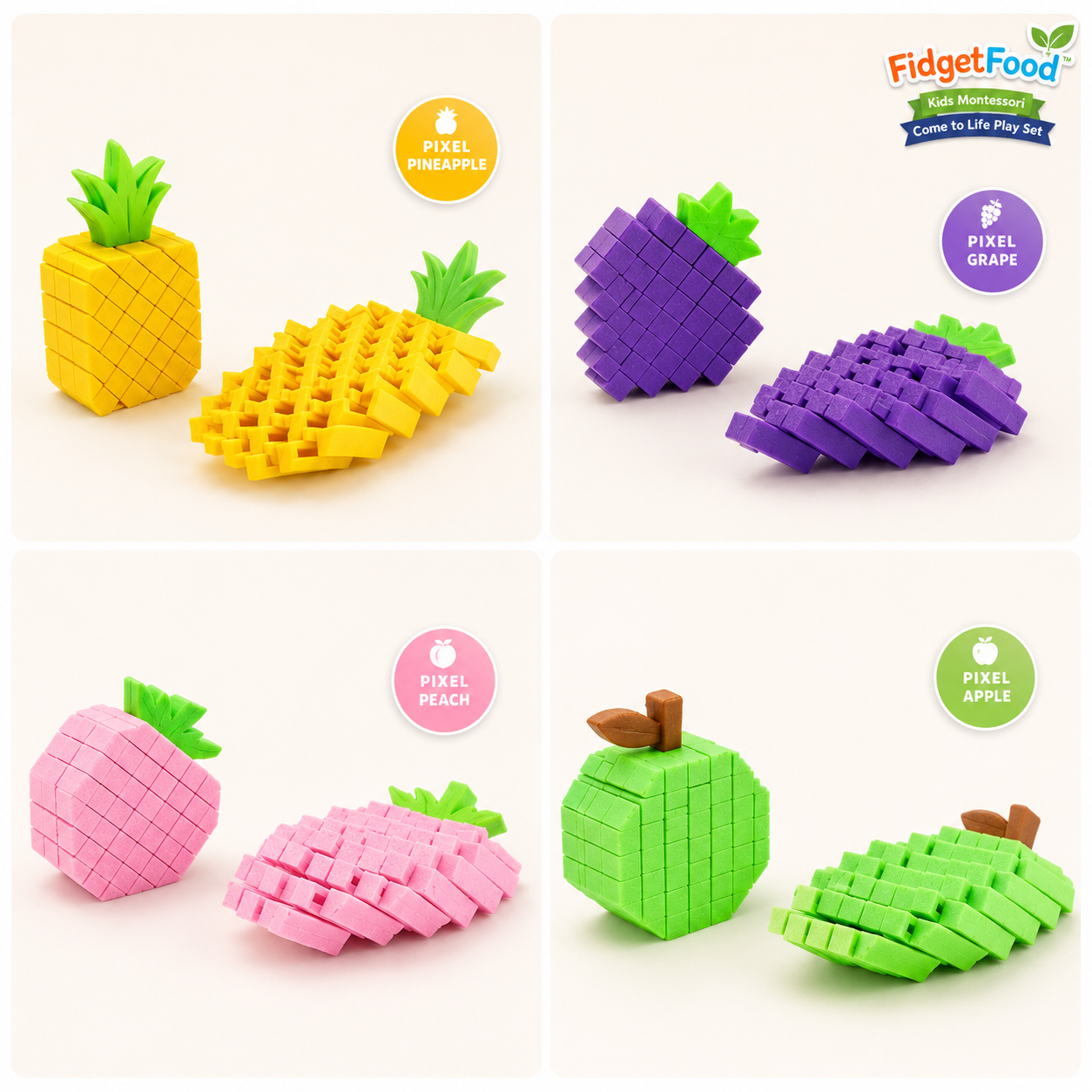 FidgetFood™ - Kids Montessori Come to Life Play Set
