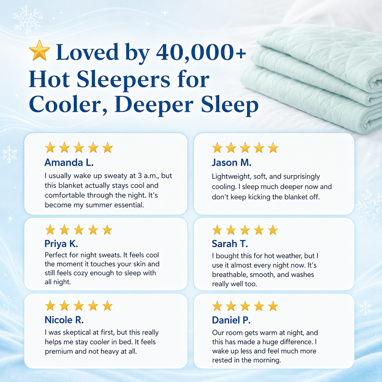 CoolDrift™ - Premium Cooling Blanket