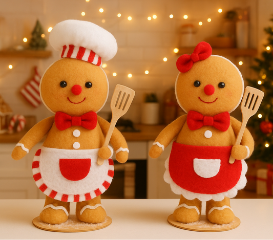 Chef Gingerbread Duo