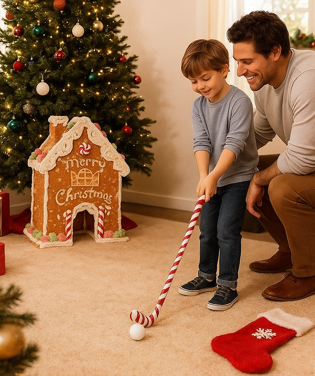 Jingle Putt™ - Family Gingerbread Putt-Off