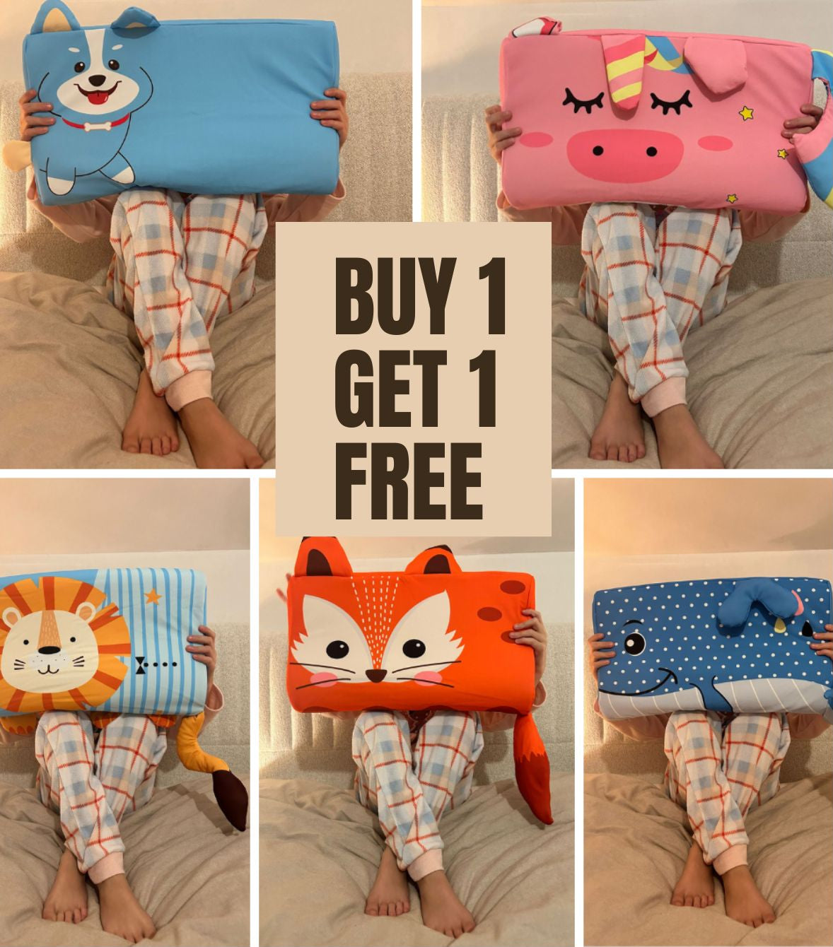 DreamiePals™️ - Calming Kids Pillow (Buy 1 Get 1 Free)