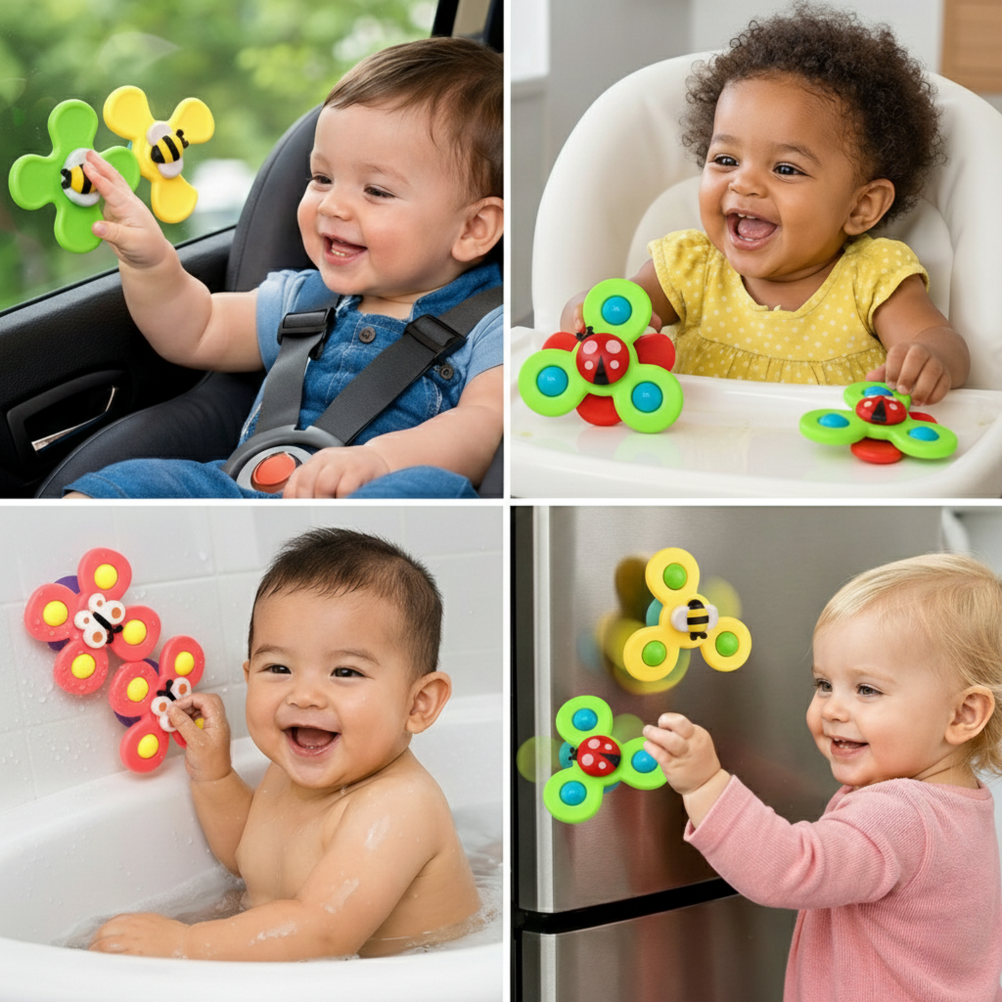 Spinneys™️ - Baby Suction Spinner Set