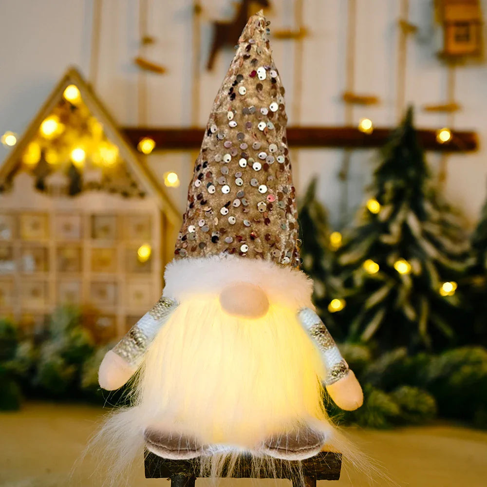 Glowing Gnome Christmas Doll