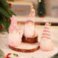 Cozy Christmas Gnome Trio – Plush Ornaments