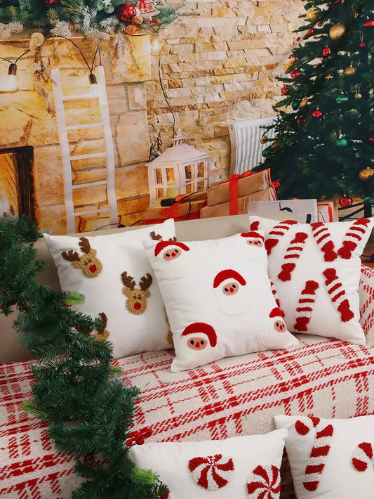 Tufted Christmas Pillow Cover
