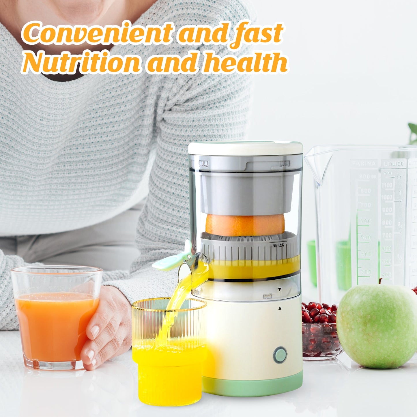 Squeezy™️ - Automatic Orange Juicer