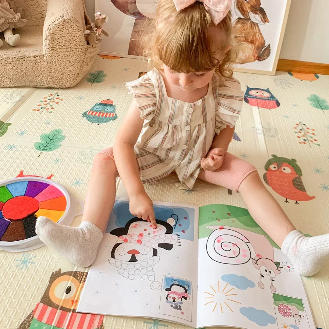 FingerArt™️ - Montessori Fingerprint Coloring Book