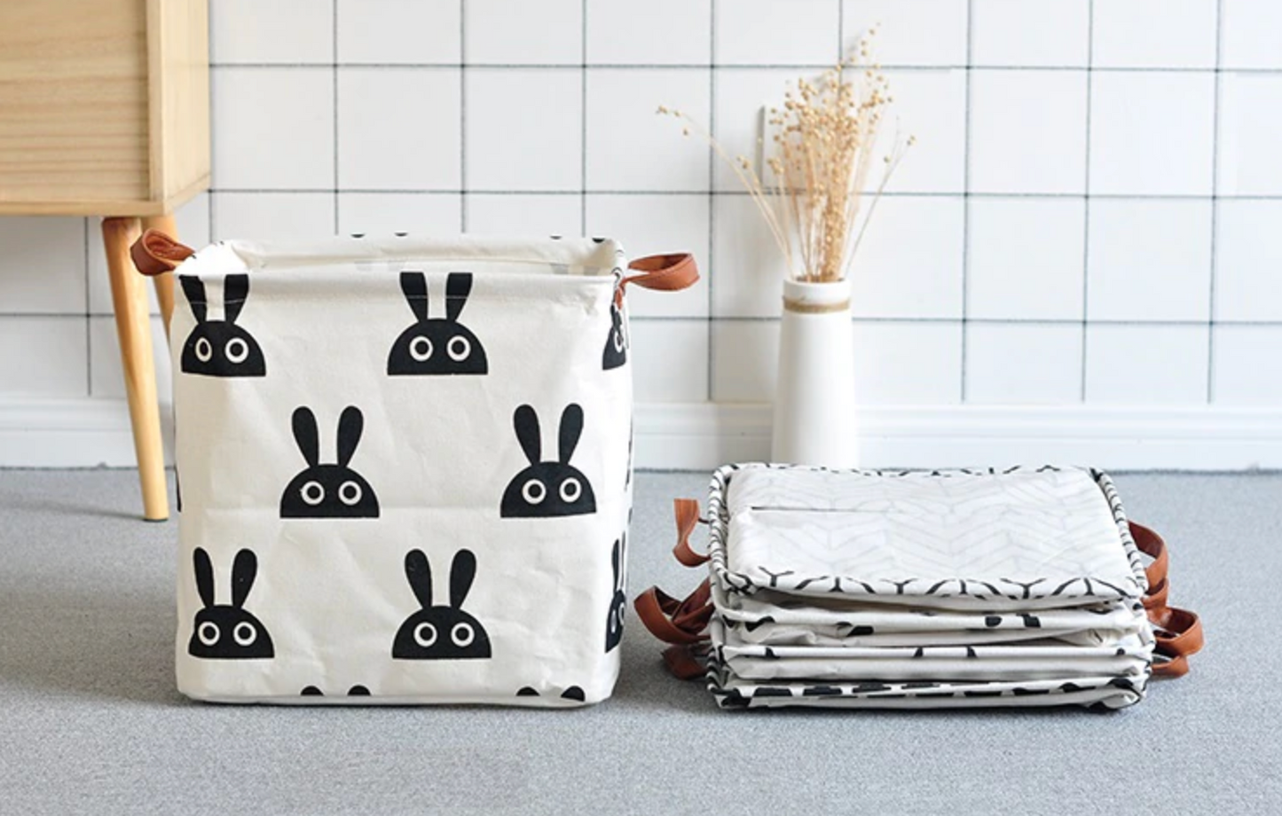 Chic & Playful Laundry Bag