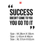 Motivational Quote Decal