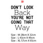 Motivational Quote Decal