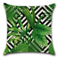 Tropical Leaf Cushion Cover