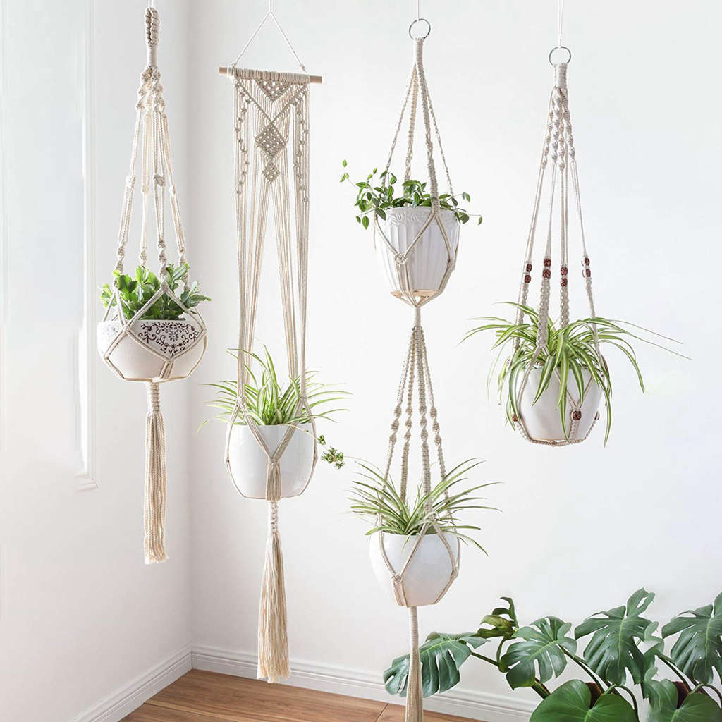 Macramé Handmade Plant Hangers - Set